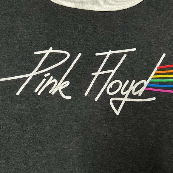 Pink Floyd Short Sleeve Logo Graphic T-Shirt Black Women’s Sz M - Picture 5 of 7